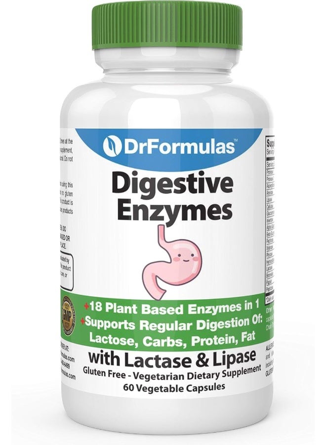 DrFormulas Nexazyme Multi-enzyme with 18 Enzymes Including Lactase for Lactose Intolerance - Image 1